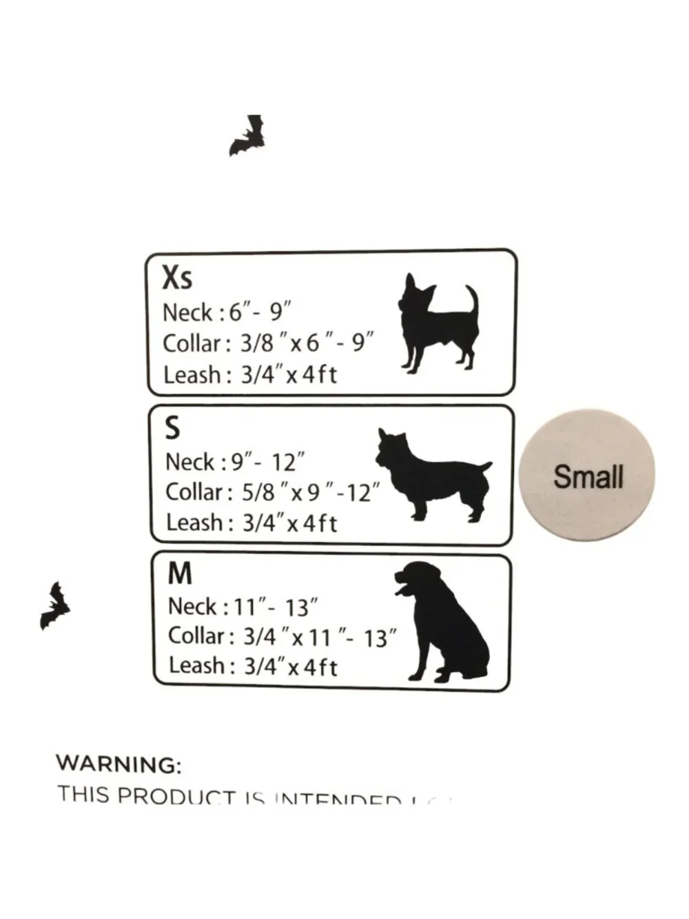 Halloween Pet Collar Small 9